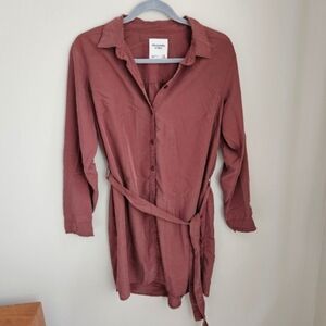 Women's Button-Up Shirt Dress